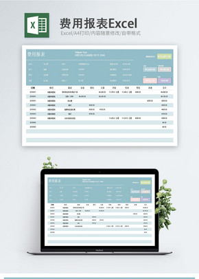 日程费用明细报表excel文档
