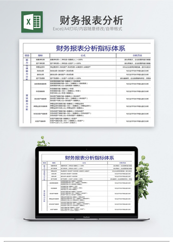 财务报表分析图片