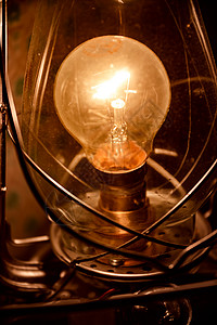 老式白炽爱迪生型灯泡图片