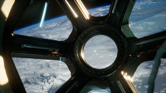 行星地球附近运行的国际站的驾驶舱视图这张图片的元素由美国宇航局提供驾驶舱视图国际站运行附近的行星地球图片