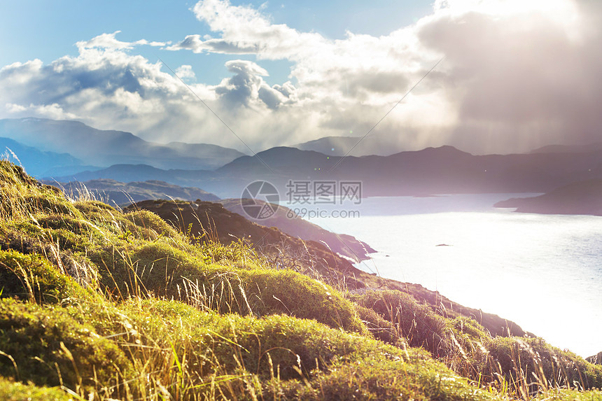 挪威北部风景如画的风景图片