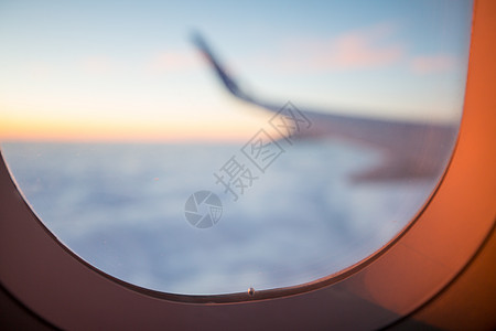飞机机舱的窗户旅行背景图片