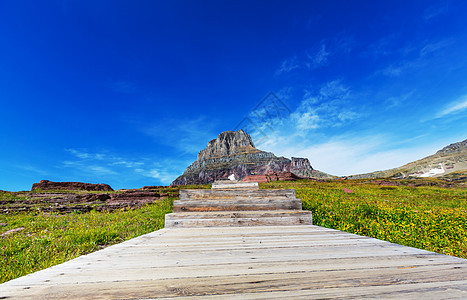 风景如画的冰川国家公园,蒙大,美国图片