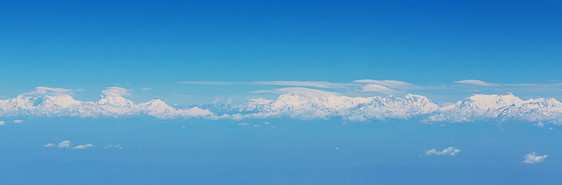 日落时分,尼泊尔喜马拉雅山,坎钦琼加峰的风景图片