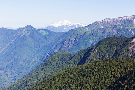 美丽的山峰北级联范围,华盛顿美国图片