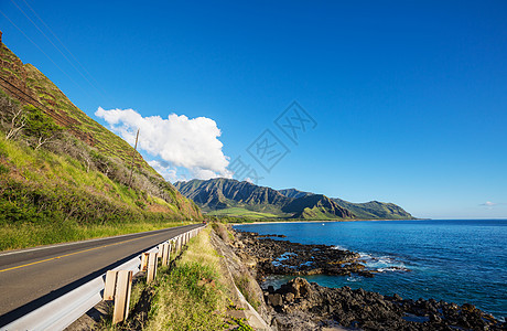 夏威夷瓦胡岛美丽的风景图片