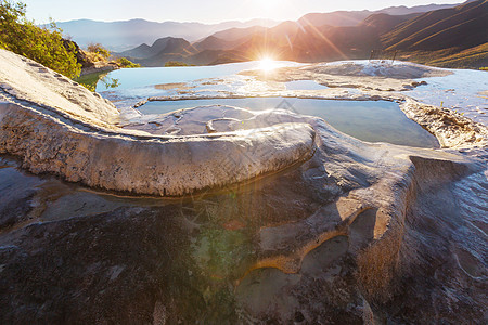 墨西哥瓦哈卡州的天然温泉图片