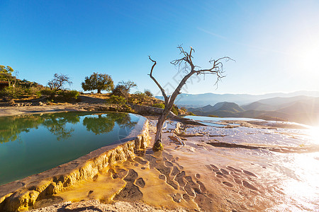 墨西哥瓦哈卡州的天然温泉图片