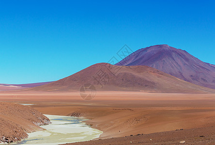 玻利维亚高原寻常的山脉景观旅行冒险南美洲图片