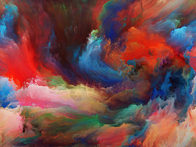 涡旋扭转漩涡系列画布上的色彩运动的背景,艺术创造力想象力图片
