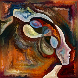 ppt用人物头像侧脸剪影图片