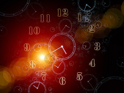 太空时间时间序列的面孔科学教育现代技术学科时钟刻度盘抽象元素的成图片