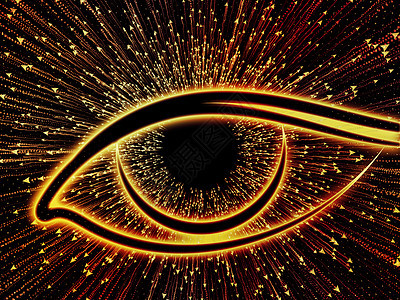 知识系列的眼睛眼睛图标箭头的成科学教育现代技术的上爆发图片