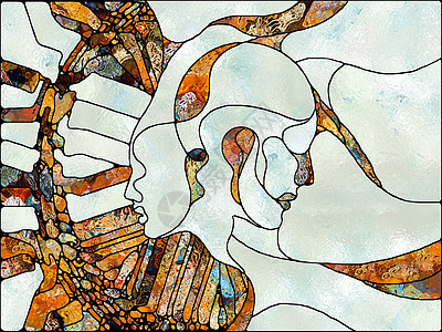 破碎的想象力彩色玻璃系列的统颜色纹理碎片图案的背景,用于片段艺术诗歌的统项目图片