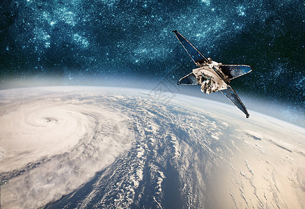来自地球轨道的卫星监测来自的天气飓风地球上的台风图片