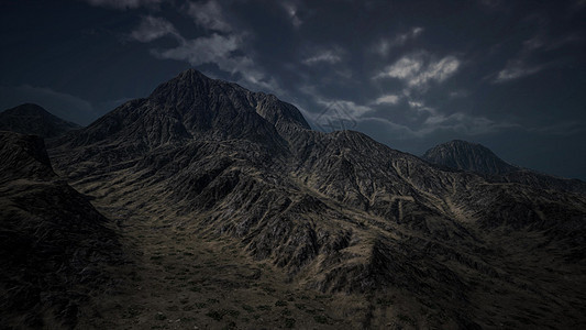 雨季乌云密布的黑山乌云密布的黑山图片