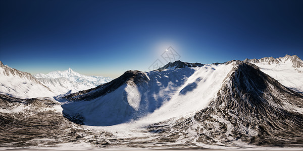 阳光明媚的天,VR360相机山顶上虚拟现实山顶上的VR360相机图片