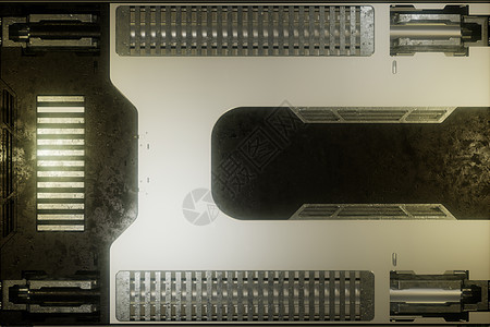 三维渲染SCIFI金属背景科幻金属背景图片
