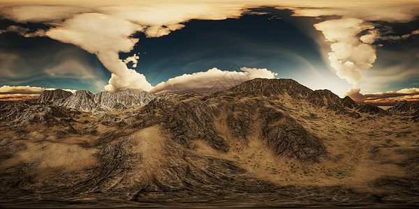 苏格兰高地里兰诺克沼地平原上巨大的乌云虚拟现实苏格兰高地上360巨大的乌云图片