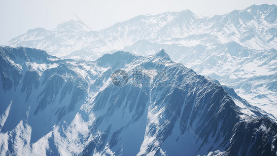 阿尔卑斯山的山脉景观空中空中阿尔卑斯山脉图片