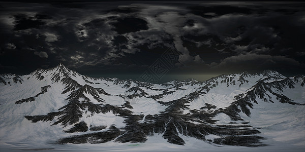 挪威山脉严峻的景观戏剧的深色虚拟现实360VR360挪威山脉严峻的景观图片