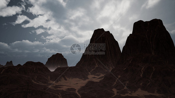 岩石沙漠景观,红岩峡谷娱乐区,拉斯维加斯,内华达州岩石沙漠景观图片