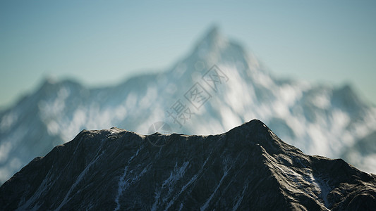 阿尔卑斯山脉的冬季景观山中的冬季景观图片