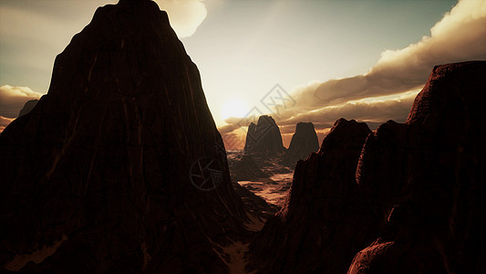 美丽的风景惊人的砂岩地层著名的日落纪念碑山谷,亚利桑那州,美国惊人的砂岩地层著名的日落纪念碑山谷图片