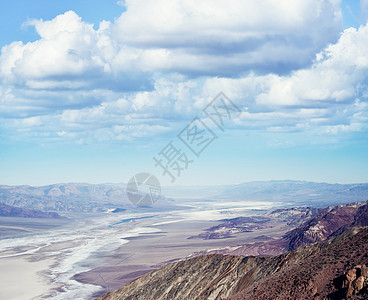 死亡谷公园,加利福尼亚,美国巴德沃特盆地丹特rsquo的观点图片