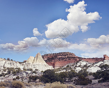 美丽的山景,美国西南部图片