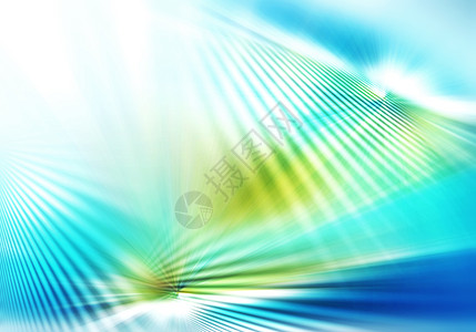 抽象背景的光条纹与蓝色,绿色白色线条同的方向抽象纹理的光与条纹中心向外指向蓝色,绿色白色图片