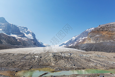 阿塔巴斯卡冰川哥伦比亚冰场,加大寻常的自然景观图片