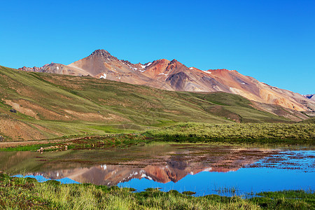 阿根廷北部的风景美丽鼓舞人心的自然景观背景图片