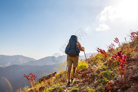 乌兹别克斯坦的钦根山徒步旅行图片