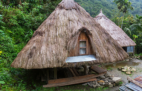 菲律宾吕宋岛山区的传统房屋图片