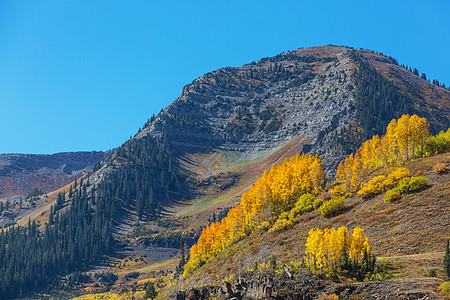 科罗拉多岩石山的山脉景观,科罗拉多州,美国图片