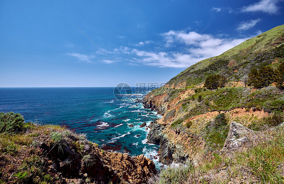 美国加州太平洋海岸景观图片