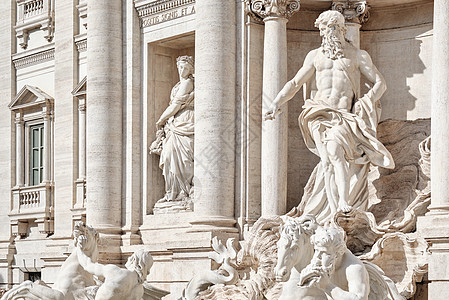 意大利罗马的喷泉迪特里维图片