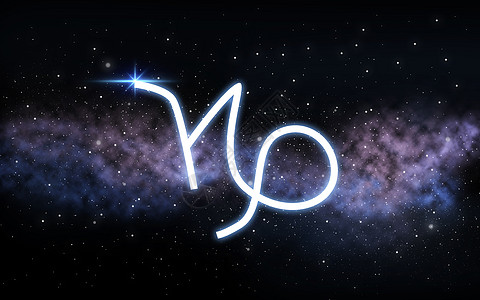 占星术占星术摩羯座十生肖黑暗的夜空与恒星星系背景摩羯座的星座夜空星系上图片