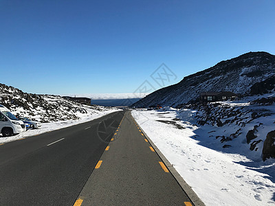 高寒公路鲁阿佩胡山,新西兰的北岛图片