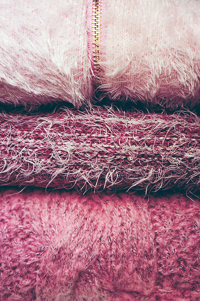 粉红色的漂亮羊毛衫图片