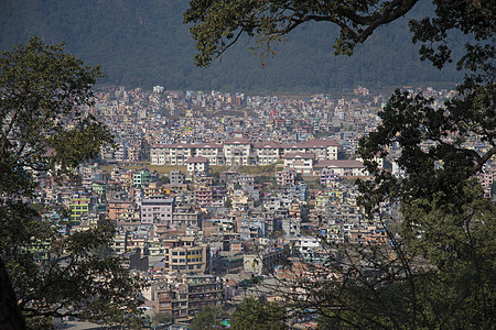 加德满都山谷城市本身的顶级景观图片