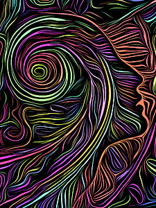 黑白灵感油烟人的脸融合黑白木刻图案中关于思想意识理人类戏剧的黑色