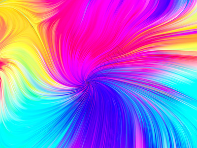 彩虹色纤维的图案溢出颜色系列背景图片