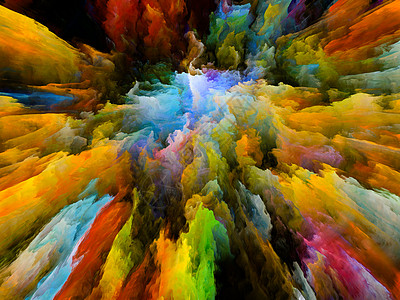 校服绘画数字画布上爆发3d绘画,运动能量快乐想象背景