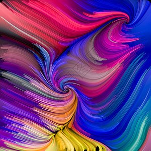 抽象艺术动态创意的多彩纹理背景彩色漩涡系列图片