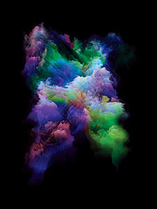 生动的粒子系列背景充满活力的色调梯度的作品艺术,创意图片