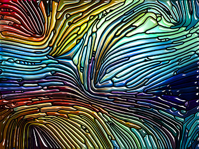 液体图案系列抽象背景由彩色璃,人想新艺术,用于自然美灵的项目图片