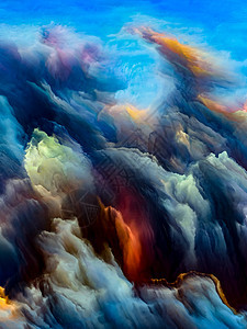 抽象景观可能的星球系列艺术抽象由充满活力的色调梯度成,艺术创造力图片