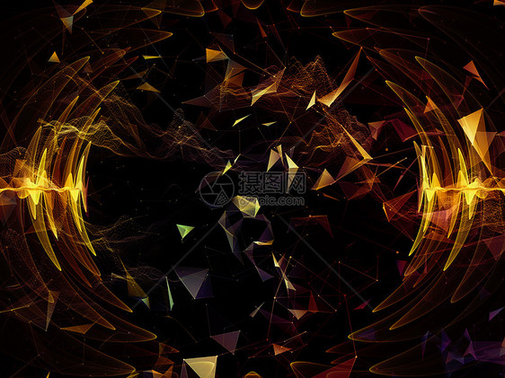 数字梦想系列艺术背景由技术背景与虚拟可视化件制成,用于科学教育计算机现代技术项目图片